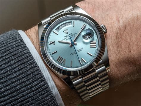 rolex president day date platinum|rolex presidential day date 40mm.